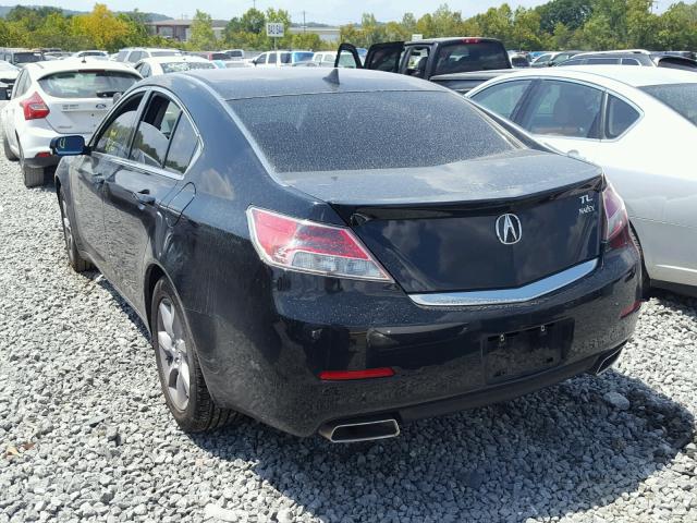 19UUA8F51DA002602 - 2013 ACURA TL TECH BLACK photo 3