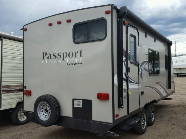 4YDT19528GT412830 - 2016 KEYSTONE PASSPORT GRAY photo 4