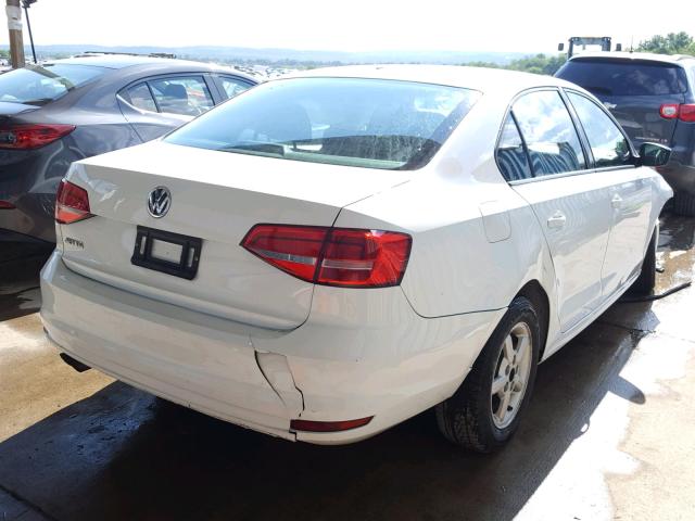 3VW2K7AJ4FM300792 - 2015 VOLKSWAGEN JETTA BASE 白色 照片 4