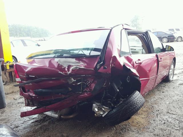 1G1ZT64835F154734 - 2005 CHEVROLET MALIBU MAX მუქწითელი ფოტო 4