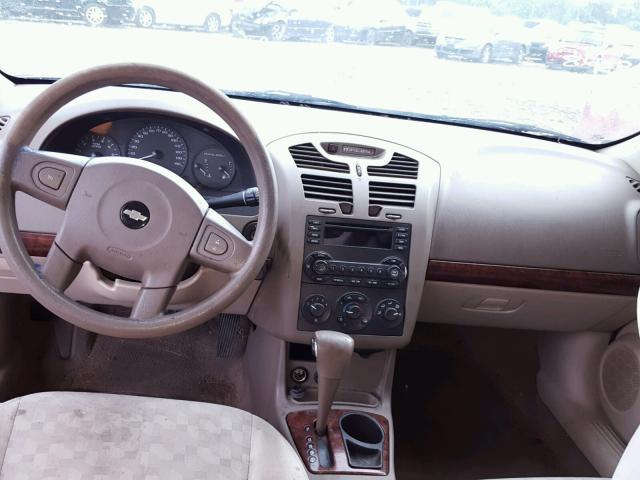 1G1ZT64835F154734 - 2005 CHEVROLET MALIBU MAX მუქწითელი ფოტო 9