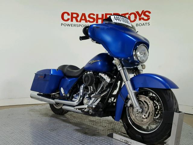 1HD1KB4137Y624527 - 2007 HARLEY-DAVIDSON FLHX BLUE photo 2