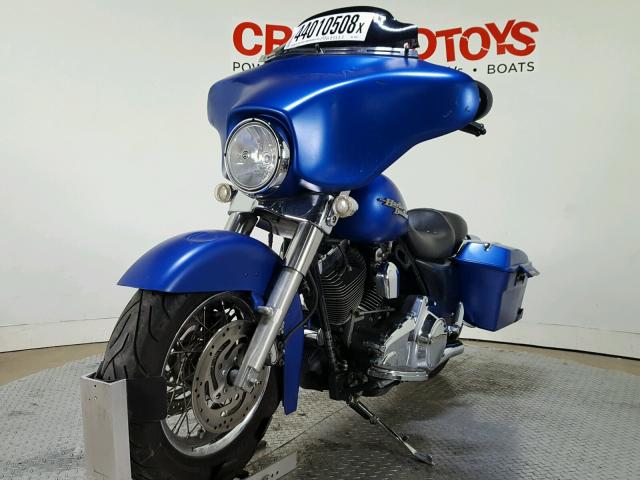 1HD1KB4137Y624527 - 2007 HARLEY-DAVIDSON FLHX BLUE photo 4