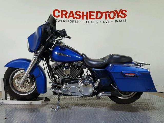 1HD1KB4137Y624527 - 2007 HARLEY-DAVIDSON FLHX BLUE photo 5