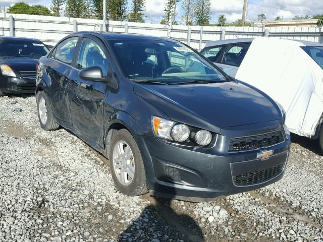 1G1JC5SH6E4160744 - 2014 CHEVROLET SONIC LT GRAY photo 1