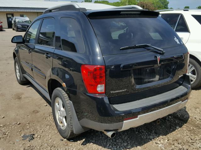 2CKDL73F366086611 - 2006 PONTIAC TORRENT BLACK photo 3