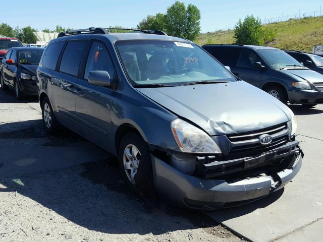 KNDMB233576175607 - 2007 KIA SEDONA EX BLUE photo 1