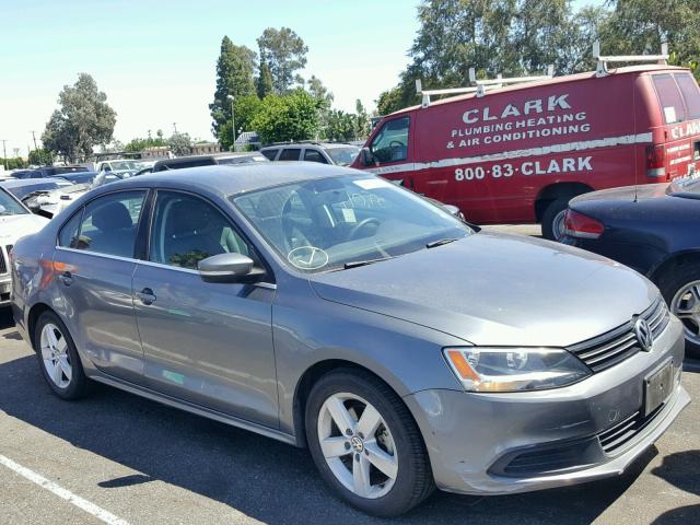 3VWLL7AJ8DM426328 - 2013 VOLKSWAGEN JETTA TDI GRAY photo 1