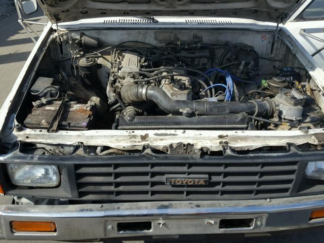 JT5RN75U6H0017163 - 1987 TOYOTA PICKUP CAB WHITE photo 7