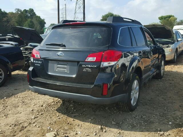 4S4BRCGC7C3269109 - 2012 SUBARU OUTBACK BLACK photo 4