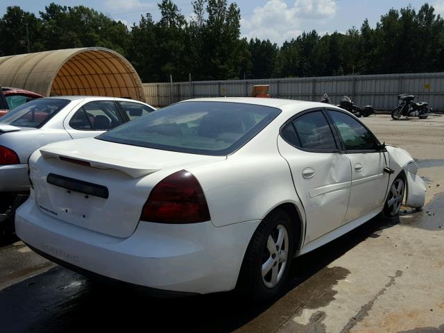 2G2WP522151170157 - 2005 PONTIAC GRAND PRIX WHITE photo 4