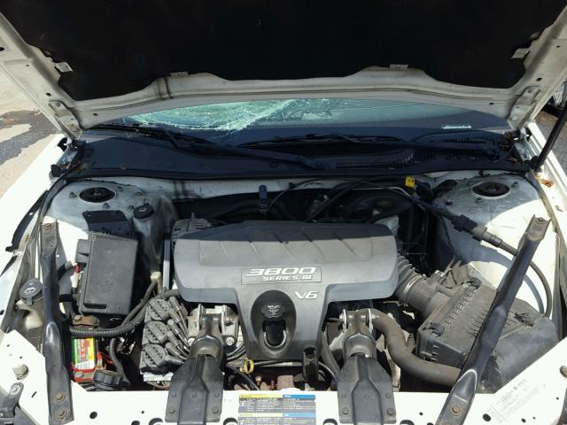 2G2WP522151170157 - 2005 PONTIAC GRAND PRIX WHITE photo 7