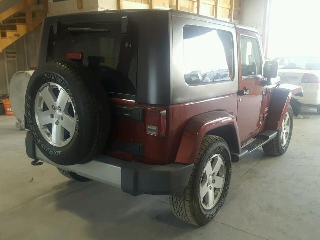 1J4FA54169L717189 - 2009 JEEP WRANGLER S 红色 照片 4