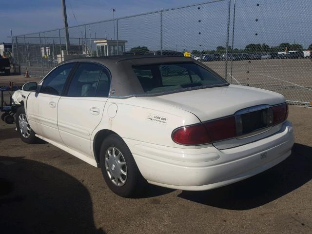 1G4HP52K144101813 - 2004 BUICK LESABRE CU WHITE photo 3