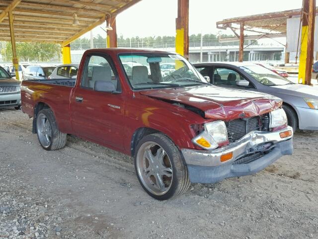 4TANL42N7VZ293231 - 1997 TOYOTA TACOMA RED photo 1