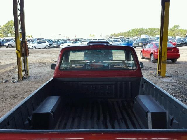 4TANL42N7VZ293231 - 1997 TOYOTA TACOMA RED photo 6