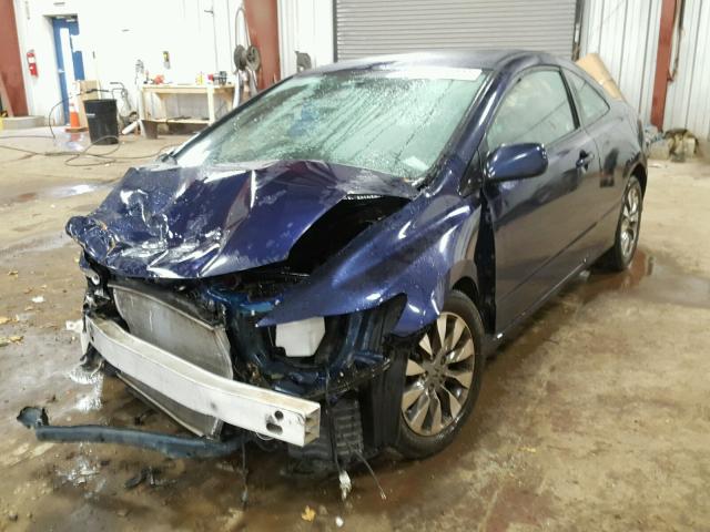 2HGFG128X9H532199 - 2009 HONDA CIVIC BLUE photo 2