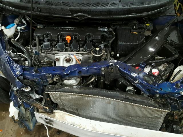 2HGFG128X9H532199 - 2009 HONDA CIVIC BLUE photo 7