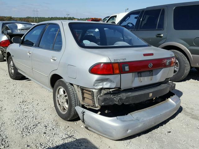 3N1AB41D7XL087094 - 1999 NISSAN SENTRA BAS SILVER photo 3