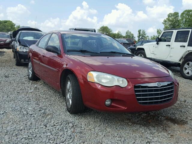 1C3EL66R65N704787 - 2005 CHRYSLER SEBRING LI RED photo 1