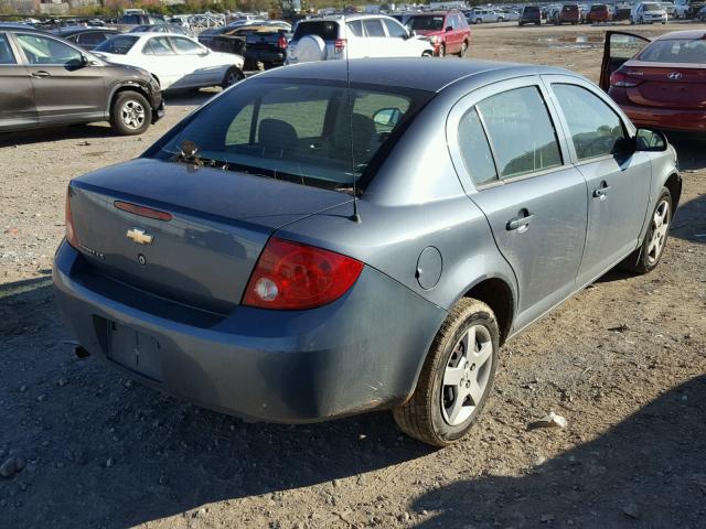 1G1AK55F277361653 - 2007 CHEVROLET COBALT BLUE photo 4