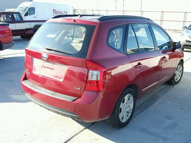 KNAFG525887124500 - 2008 KIA RONDO BASE RED photo 4