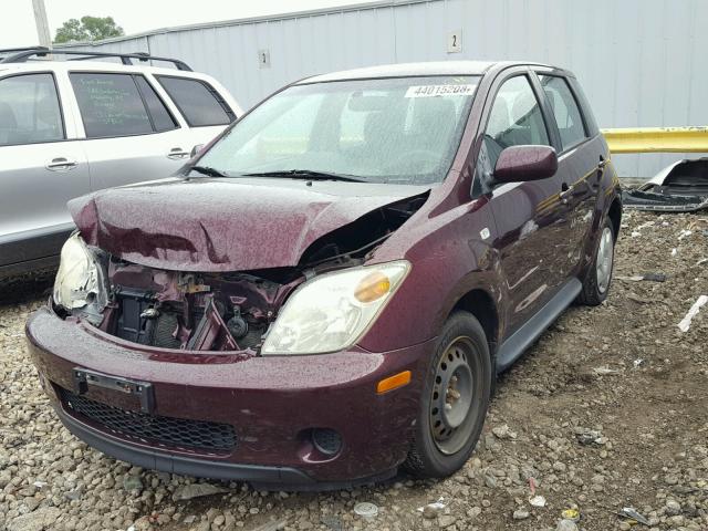JTKKT604450089352 - 2005 TOYOTA SCION XA მუქწითელი ფოტო 2