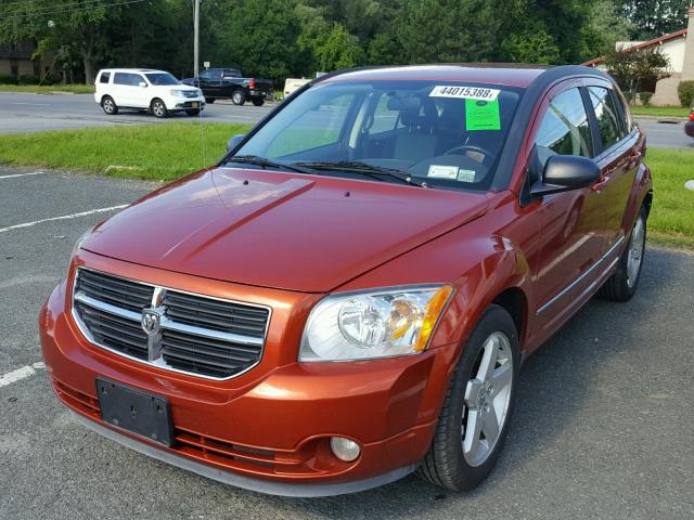 1B3HE78K88D703211 - 2008 DODGE CALIBER R/ ORANGE photo 2