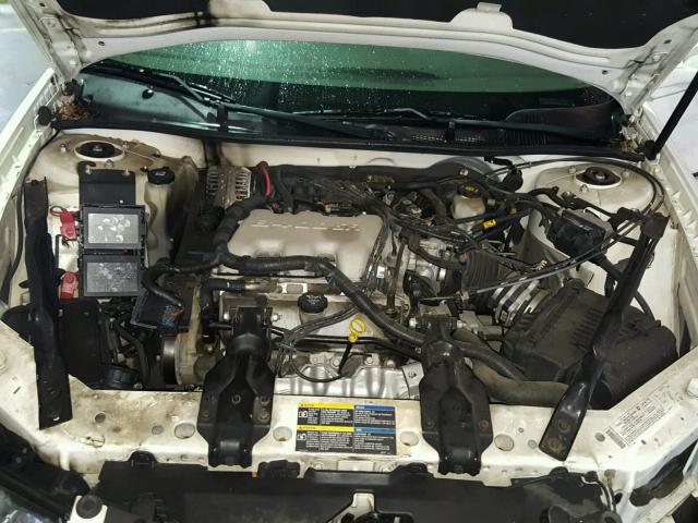 2G1WF52E959368293 - 2005 CHEVROLET IMPALA WHITE photo 7