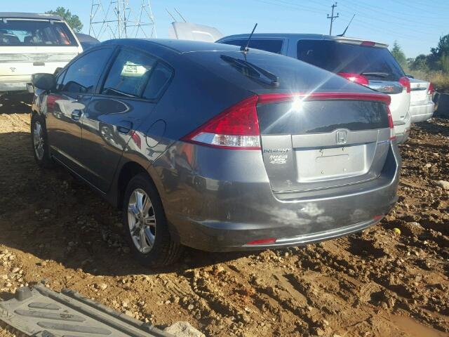 JHMZE2H71BS008796 - 2011 HONDA INSIGHT EX GRAY photo 3