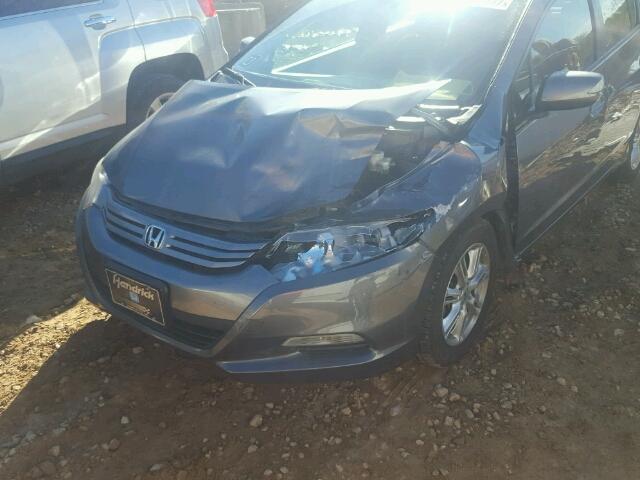 JHMZE2H71BS008796 - 2011 HONDA INSIGHT EX GRAY photo 9