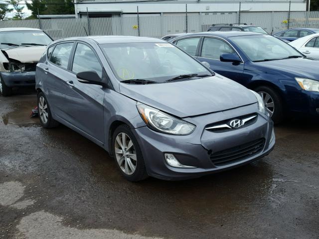 KMHCU5AE1DU118710 - 2013 HYUNDAI ACCENT GLS GRAY photo 1