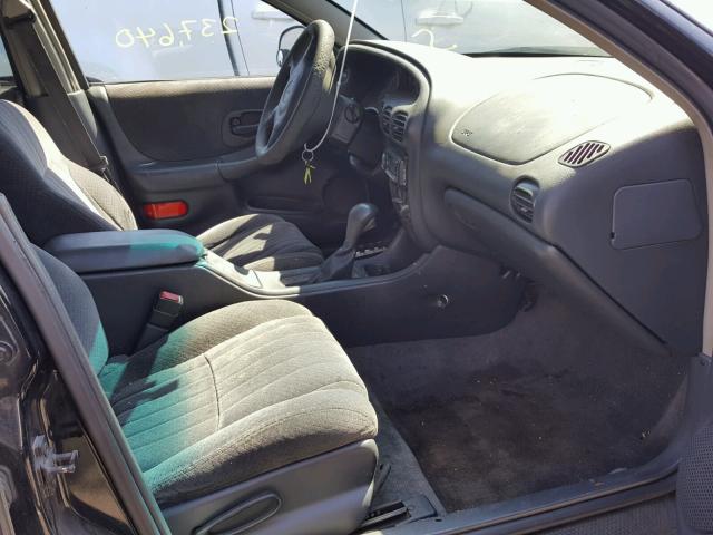 1G2WK52JX1F169419 - 2001 PONTIAC GRAND PRIX შავი ფოტო 5