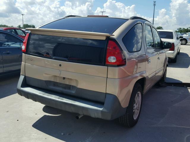 3G7DA03E04S566937 - 2004 PONTIAC AZTEK GOLD photo 4