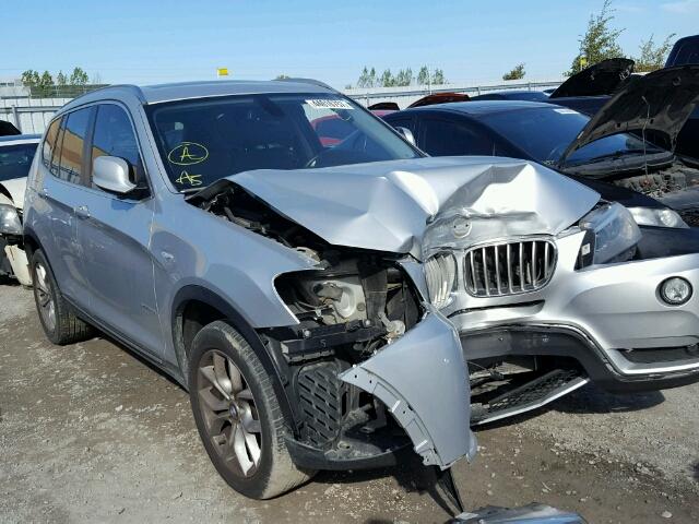 5UXWX5C52BL713699 - 2011 BMW X3 XDRIVE2 SILVER photo 1