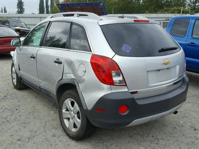 3GNAL2EK9ES647926 - 2014 CHEVROLET CAPTIVA LS 银色 照片 3