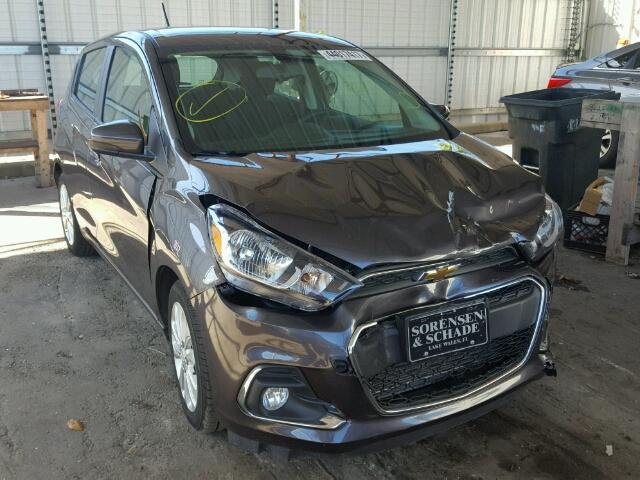 KL8CD6SA8GC632675 - 2016 CHEVROLET SPARK 1LT GRAY photo 1