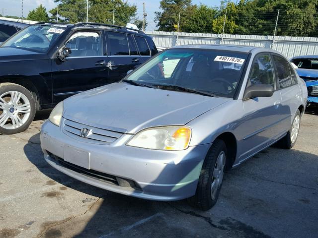 2HGES26792H571261 - 2002 HONDA CIVIC EX 银色 照片 2