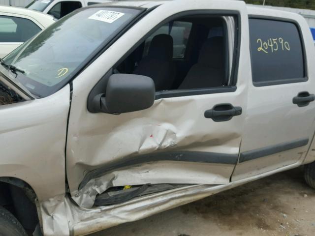 1GCCS13E588108700 - 2008 CHEVROLET COLORADO SILVER photo 10