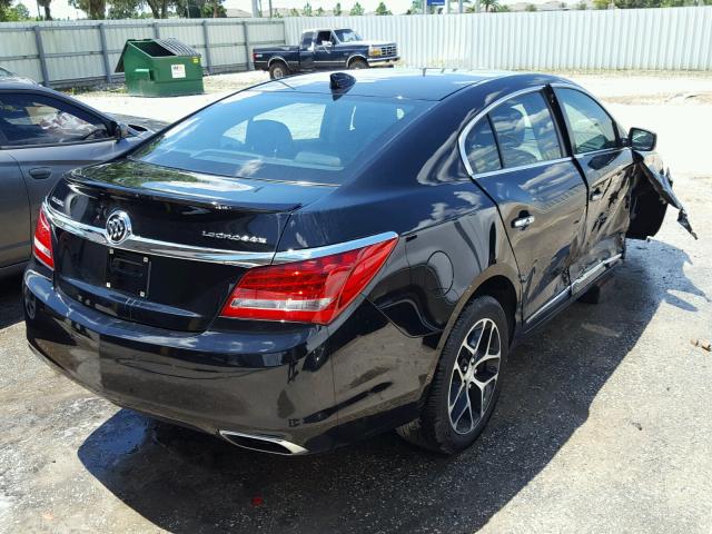 1G4G45G39GF212818 - 2016 BUICK LACROSSE S BLACK photo 4