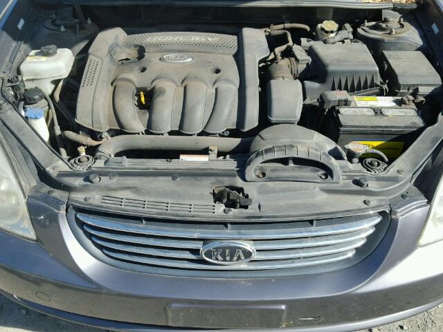 KNAGE123575144781 - 2007 KIA OPTIMA LX GRAY photo 7