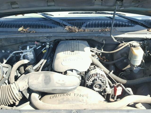 3GNEC16T51G128159 - 2001 CHEVROLET SUBURBAN C GREEN photo 7