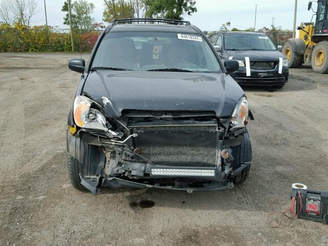 JHLRD78954C802865 - 2004 HONDA CR-V EX BLACK photo 9