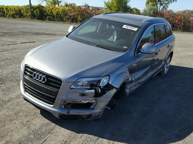 WA1CY64L79D001238 - 2009 AUDI Q7 3.6 QUA GRAY photo 2