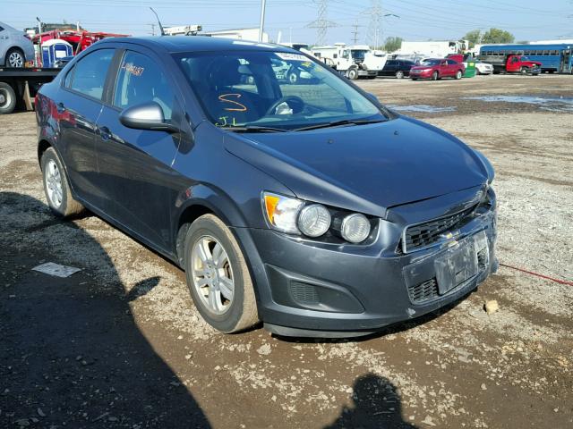 1G1JA5SH9C4165181 - 2012 CHEVROLET SONIC GRAY photo 1