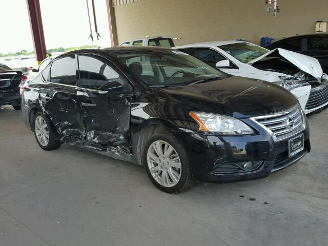 3N1AB7AP8EY240030 - 2014 NISSAN SENTRA S BLACK photo 1