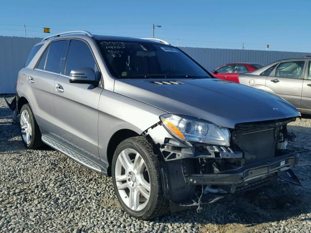 4JGDA5JB5FA440953 - 2015 MERCEDES-BENZ ML 350 GRAY photo 1