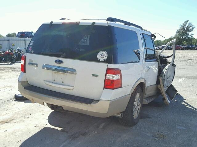 1FMFU17519EB20861 - 2009 FORD EXPEDITION WHITE photo 4