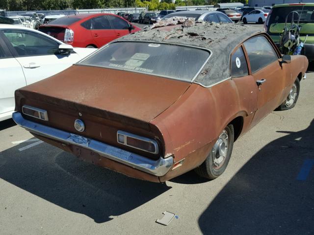 2K91T168591 - 1972 FORD MAVERICK BURN photo 4