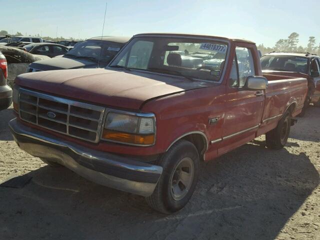 1FTDF15Y5SNA26295 - 1995 FORD F150 RED photo 2